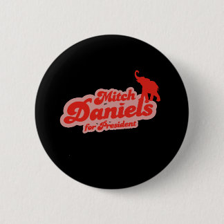 MACARON ROND 5 CM MITCH DANIELS POUR PRÉSIDENT GOP