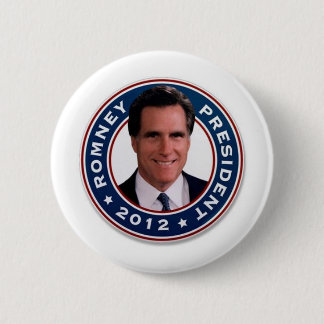 Macaron Rond 5 Cm Mitt Romney pour le président 2012