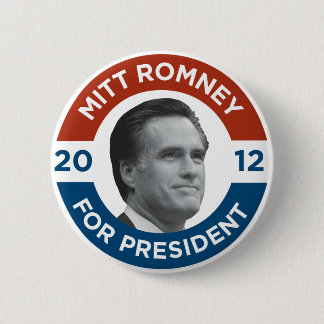 Macaron Rond 5 Cm Mitt Romney pour le président 2012