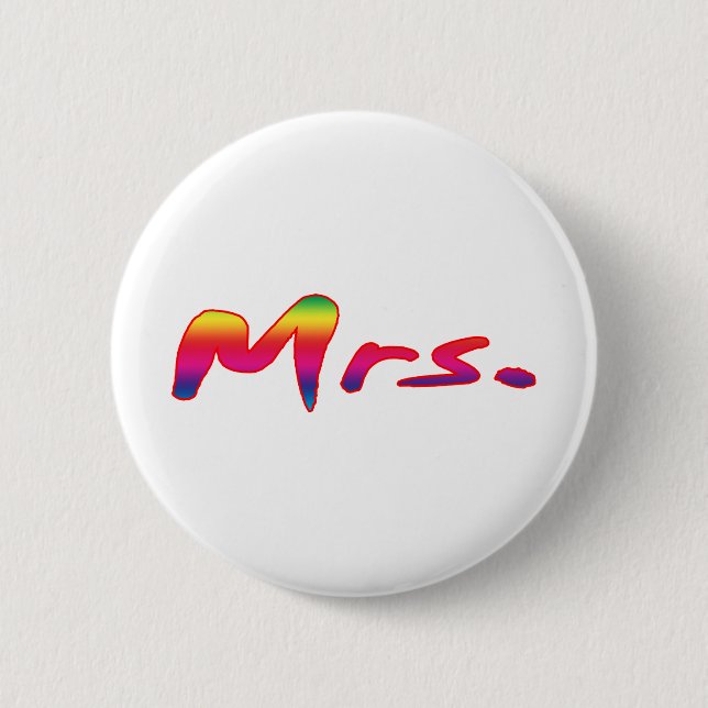 Macaron Rond 5 Cm Mme Button (Devant)