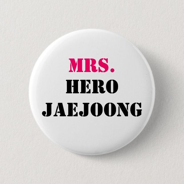 MACARON ROND 5 CM MME, HÉROS JAEJOONG (Devant)