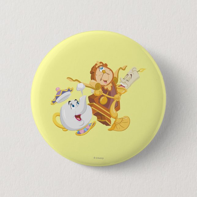 Macaron Rond 5 Cm Mme Potts & Amis (Devant)