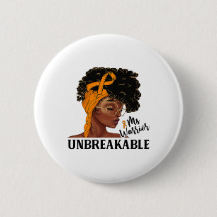 Macaron Rond 5 Cm Mme Warrior Incassable Black Woman Crps Sensibilis