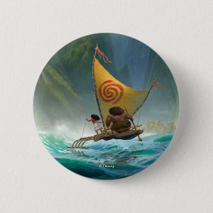 Macaron Rond 5 Cm Moana   Découvrez l'Océanie