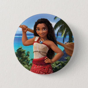 Macaron Rond 5 Cm Moana est née au voyage