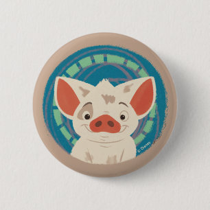 Macaron Rond 5 Cm Moana Pua Le Cochon