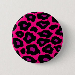 Macaron Rond 5 Cm Mod Leopard