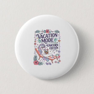 Macaron Rond 5 Cm Mode Vacances Licorne Edition Licorne Vêtement Ado
