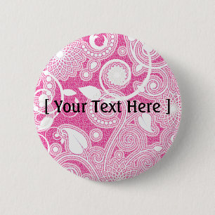 Macaron Rond 5 Cm MODÈLE dans le rose - customisé
