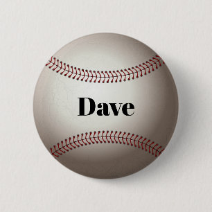 Macaron Rond 5 Cm Modèle de baseball, personnalisation