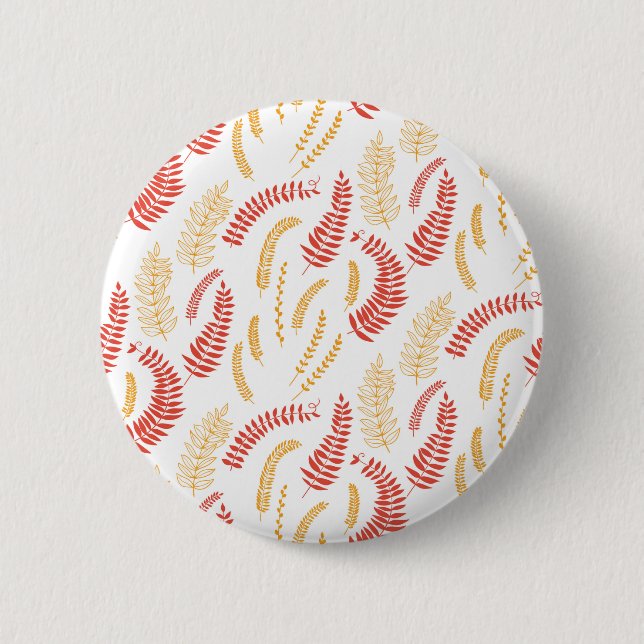 Macaron Rond 5 Cm Modèle floral (Devant)