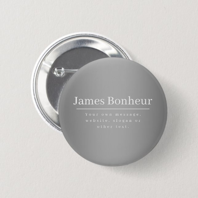 Macaron Rond 5 Cm Modèle promotionnel modifiable pour les entreprise (Devant & derrière)