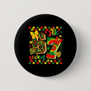 Macaron Rond 5 Cm Mois de l'histoire des Noirs 67 Six Sept Meme Afro