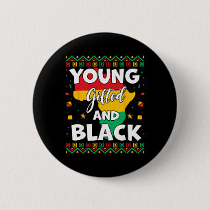 Macaron Rond 5 Cm Mois de l'histoire des Noirs Cartes africaines Jeu