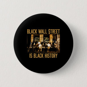 Macaron Rond 5 Cm Mois de l'histoire des Noirs Funny Wall Street Afr