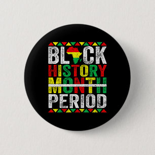 Macaron Rond 5 Cm Mois de l'histoire des Noirs Période Afro-Américai