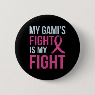 Macaron Rond 5 Cm Mois de sensibilisation au cancer du sein Mon comb