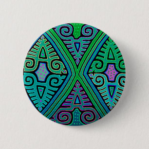 Macaron Rond 5 Cm Mola diamant indien Kuna