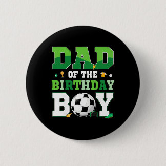 Macaron Rond 5 Cm Mom And Dad Of The Birthday Boy Soccer Birthday Fa