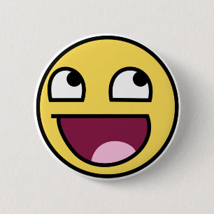 Macaron Rond 5 Cm Mon bouton épique de visage