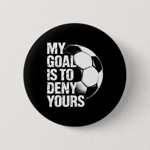 Macaron Rond 5 Cm Mon but est de nier votre football