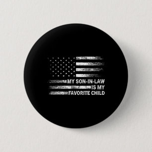 Macaron Rond 5 Cm Mon Fils En Droit Est Mon Enfant Favori Drapeau Am