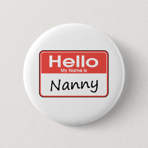 Macaron Rond 5 Cm Mon nom est bonne d'enfants