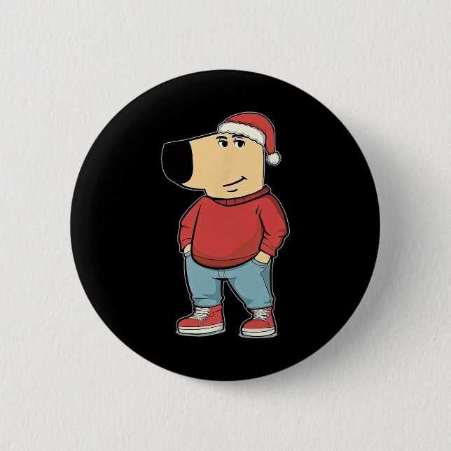 Macaron Rond 5 Cm Mon nouveau personnage est un mème de type chill-g (Devant)