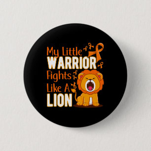 Macaron Rond 5 Cm Mon Petit Guerrier Se Batte Comme Un Lion Leukemia