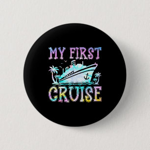 Macaron Rond 5 Cm Mon premier bateau de croisière Croisière pour la