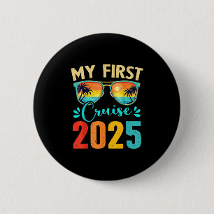 Macaron Rond 5 Cm Mon premier Escadron de croisière 2025 - Matchin d
