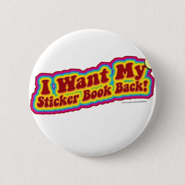 Macaron Rond 5 Cm Mon Stickerbook (Devant)