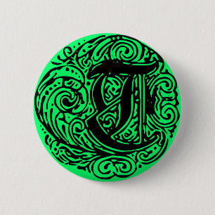 Macaron Rond 5 Cm Monarchie "T"