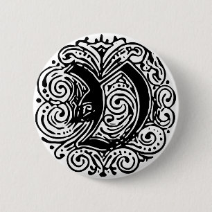 Macaron Rond 5 Cm Monarchie "V"