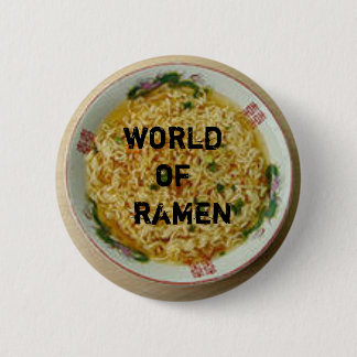 Macaron Rond 5 Cm monde de goupille de ramen : ensemble-o-trois