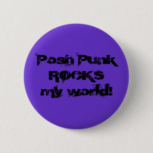 Macaron Rond 5 Cm Monde snob de PunkROCKSmy !