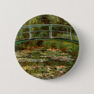 Macaron Rond 5 Cm Monet Pont Japonais de Giverny