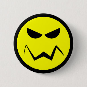 Macaron Rond 5 Cm Monsieur moyen Face Button