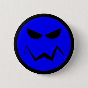Macaron Rond 5 Cm Monsieur moyen Face Button