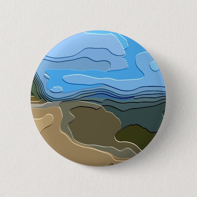 MACARON ROND 5 CM MONTAGNE (Devant)