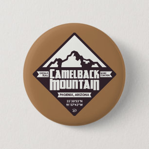 Macaron Rond 5 Cm Montagne de Camelback - bouton