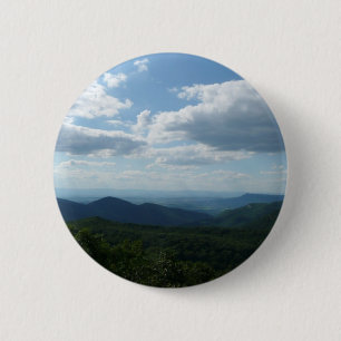 Macaron Rond 5 Cm Montagnes Appalaches II Shenandoah