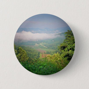 Macaron Rond 5 Cm Montagnes de Géorgie du Nord, États-Unis