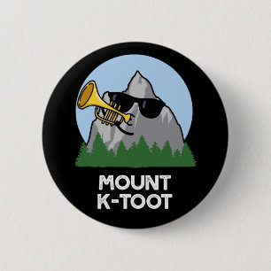 Macaron Rond 5 Cm Monte K-Toot Funny Mountain Pun Dark BG