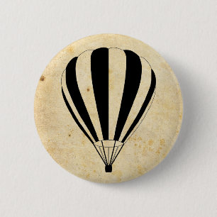 Macaron Rond 5 Cm montgolfière