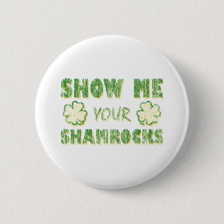 Macaron Rond 5 Cm Montrez-moi vos shamrocks