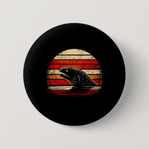 Macaron Rond 5 Cm Moray Eel Sunset Retro Style Safari Vintage les an
