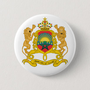 Macaron Rond 5 Cm morocco emblem