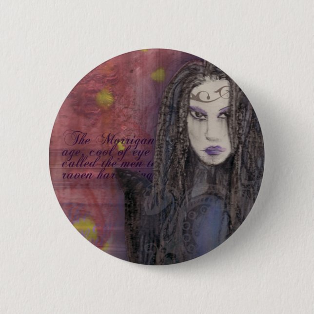 Macaron Rond 5 Cm Morrigan (Devant)