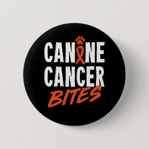 Macaron Rond 5 Cm Morsures de cancer canin
